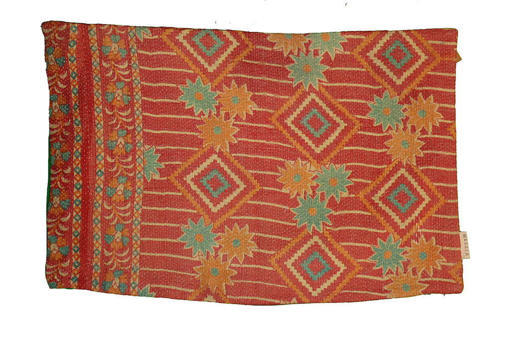 Sari vintage kantha pude 40*60 cm