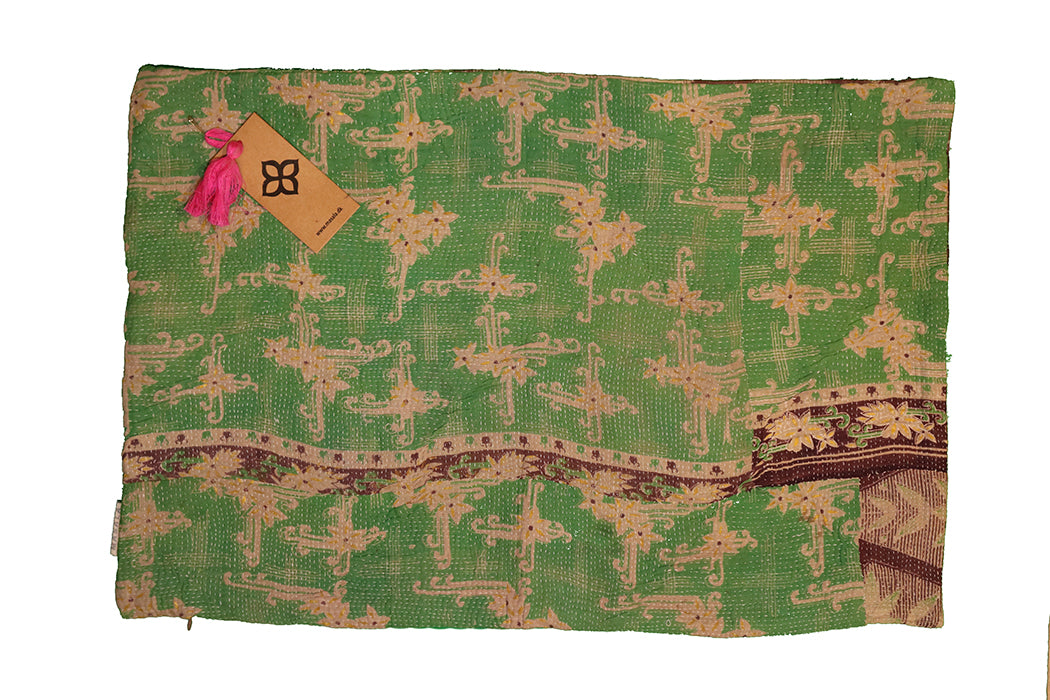 Sari vintage kantha pude 40*60 cm