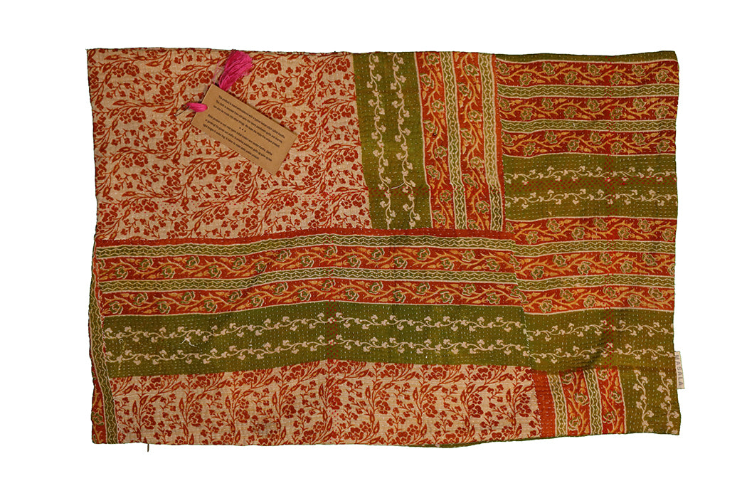 Sari vintage kantha pude 40*60 cm