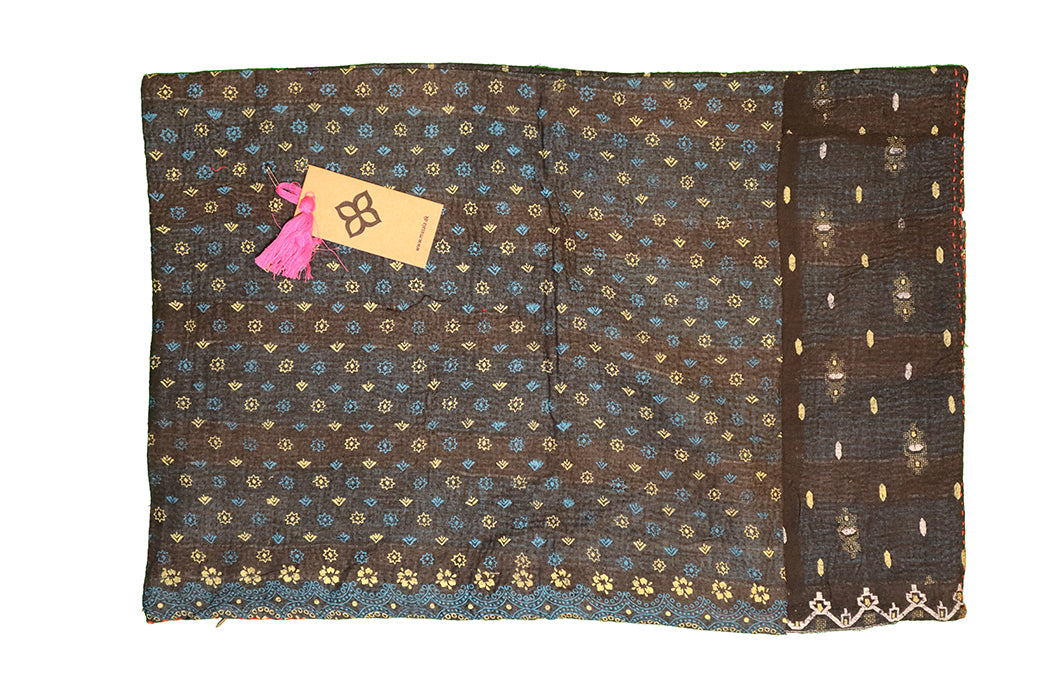 Sari vintage kantha pude 40*60 cm