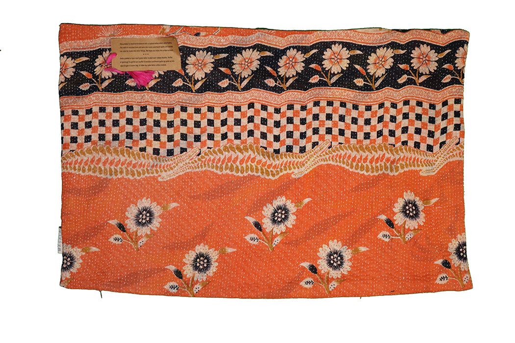 Sari vintage kantha pude 40*60 cm
