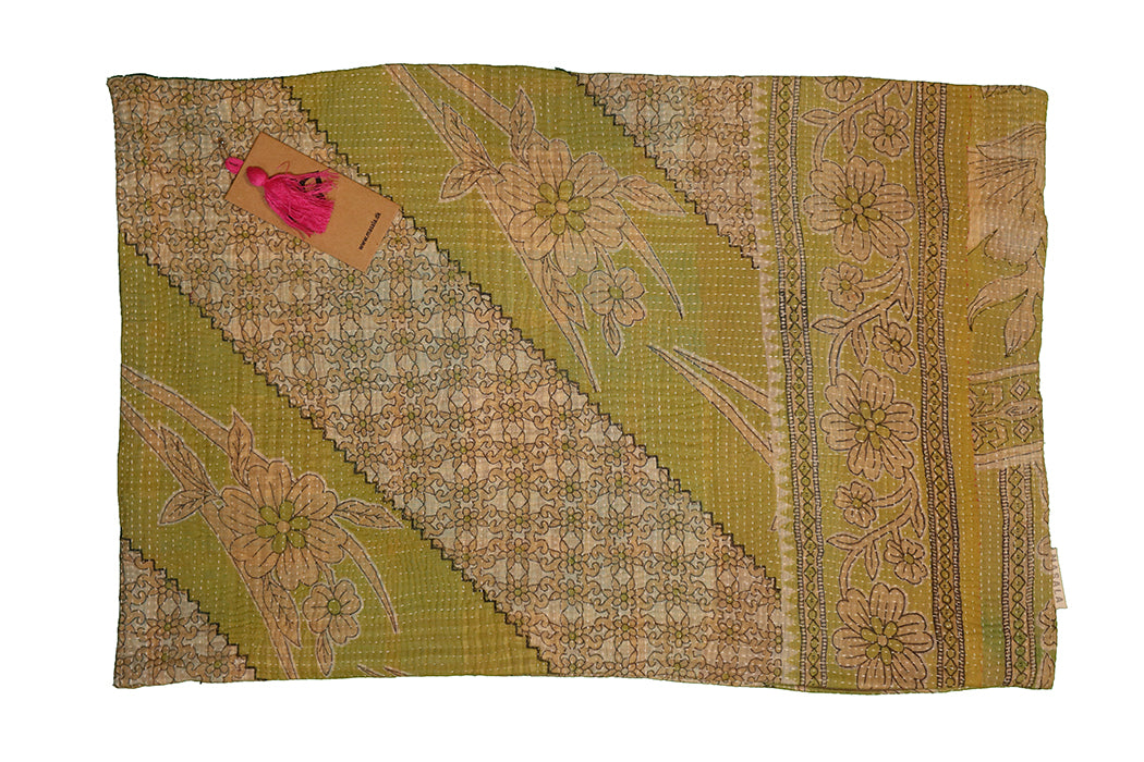 Sari vintage kantha pude 40*60 cm