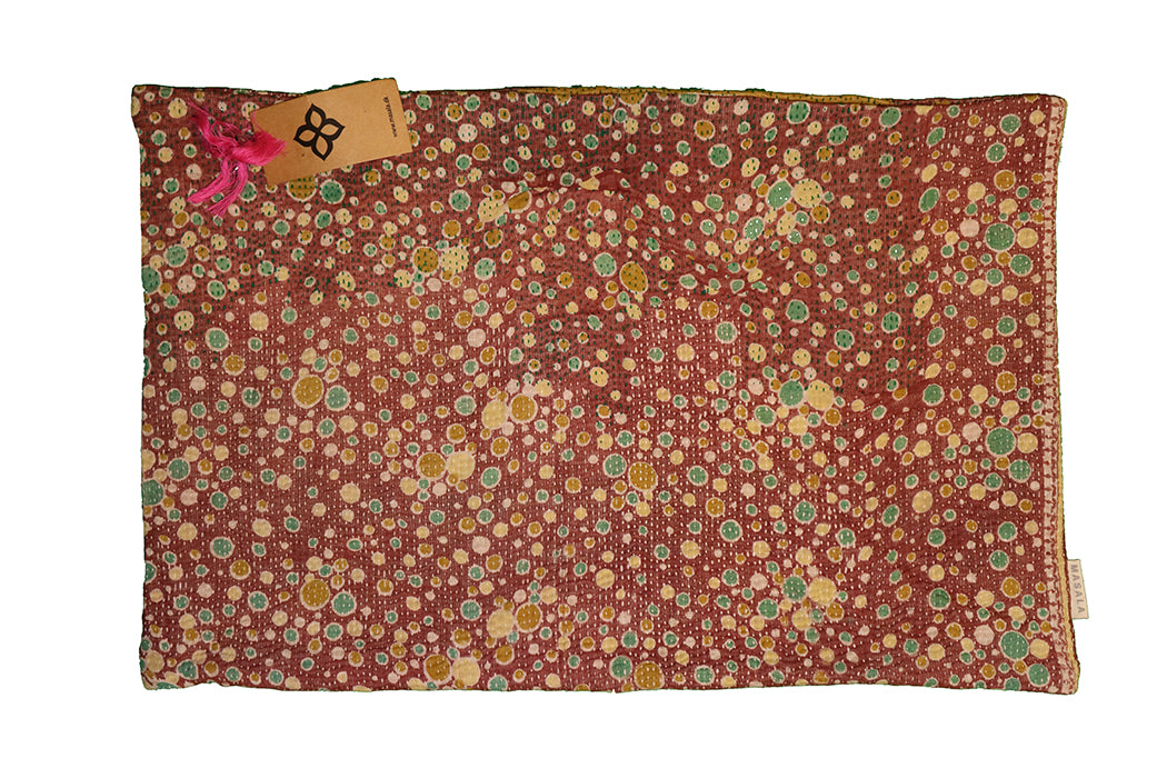 Sari vintage kantha pude 40*60 cm