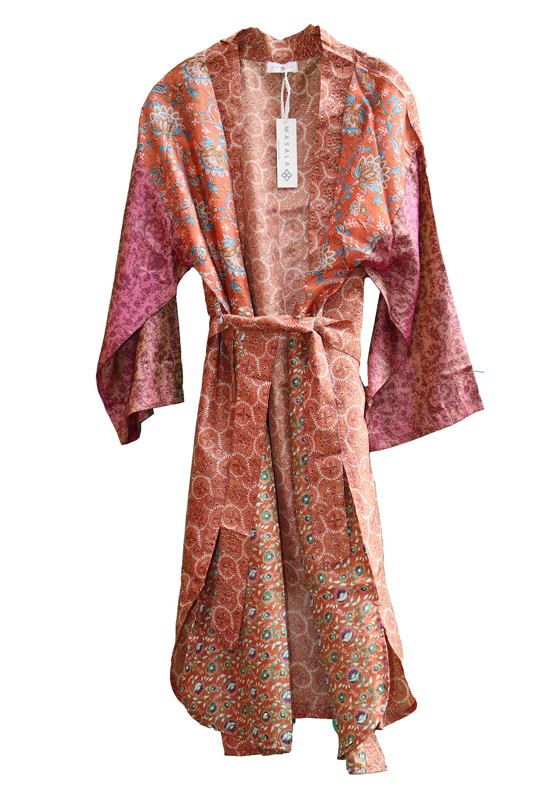 Alma vintage sari silk kimono