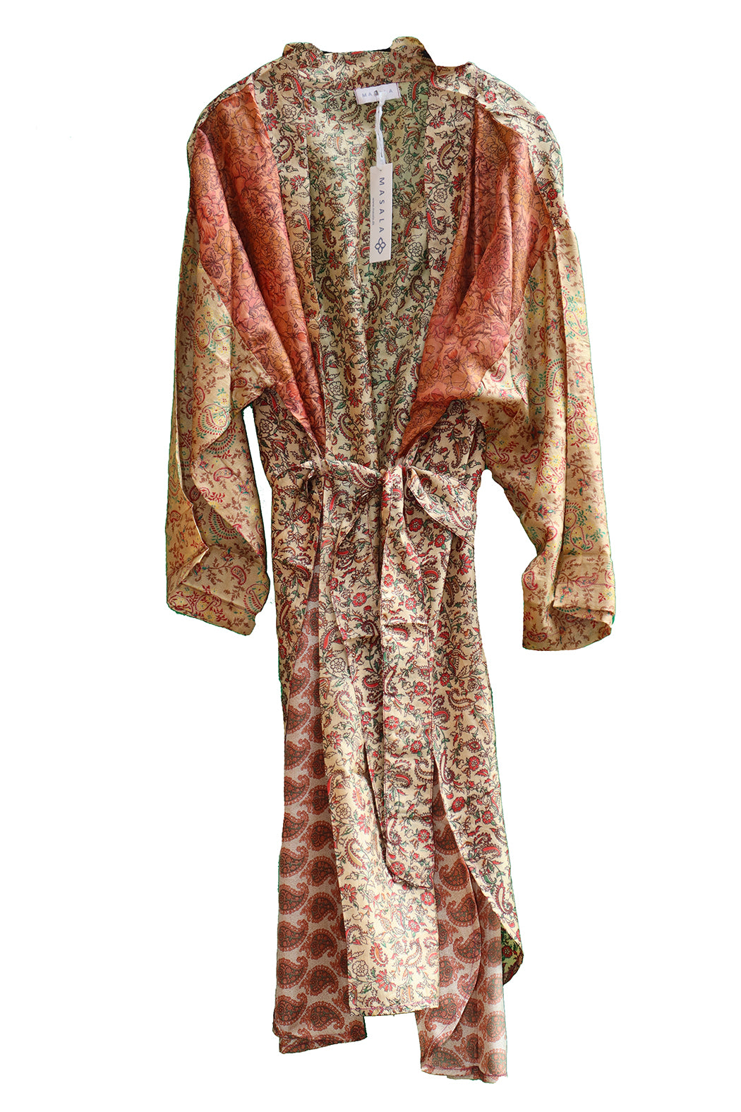 Alma vintage sari silk kimono