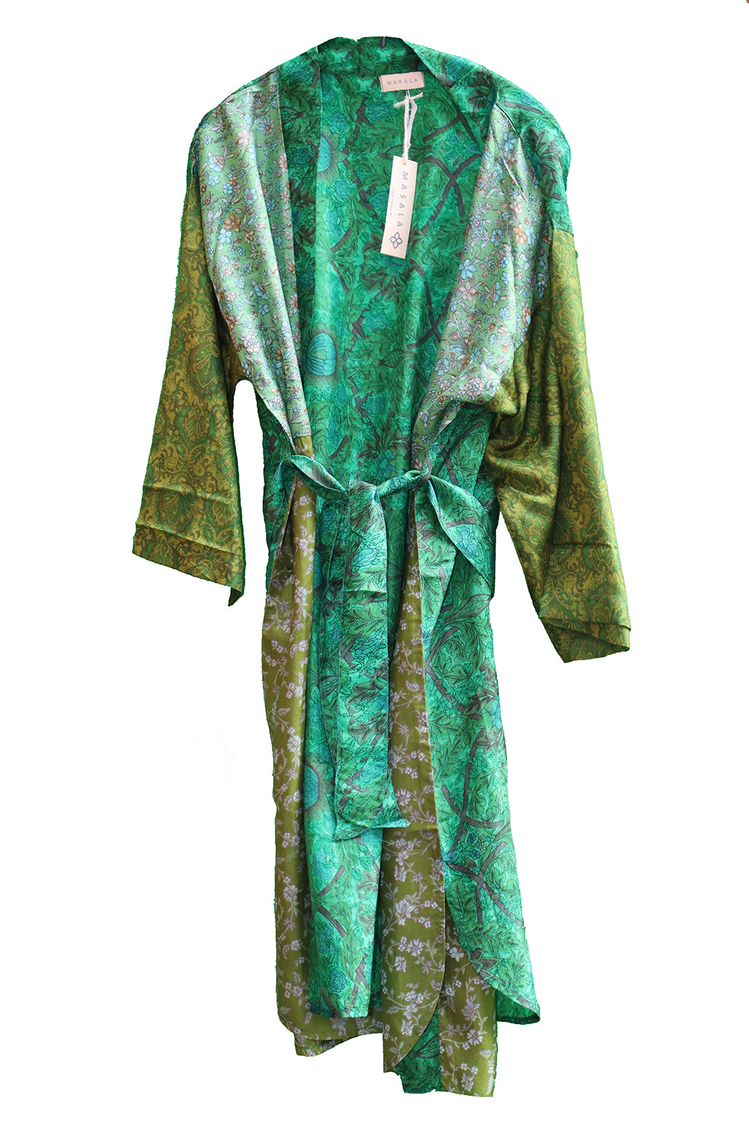 Alma vintage sari silk kimono