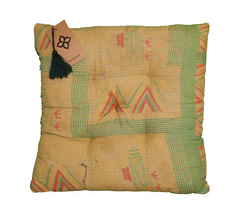 Kantha Vintage Kissen 40*40 cm Baumwolle
