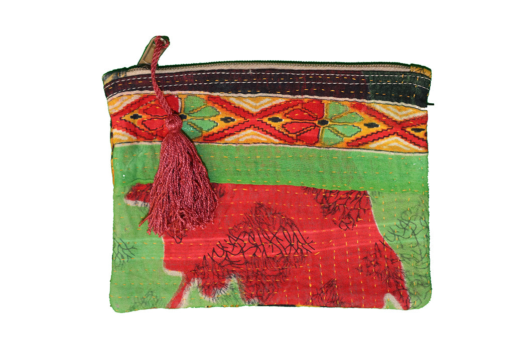 Kantha sari pung 14*19 cm