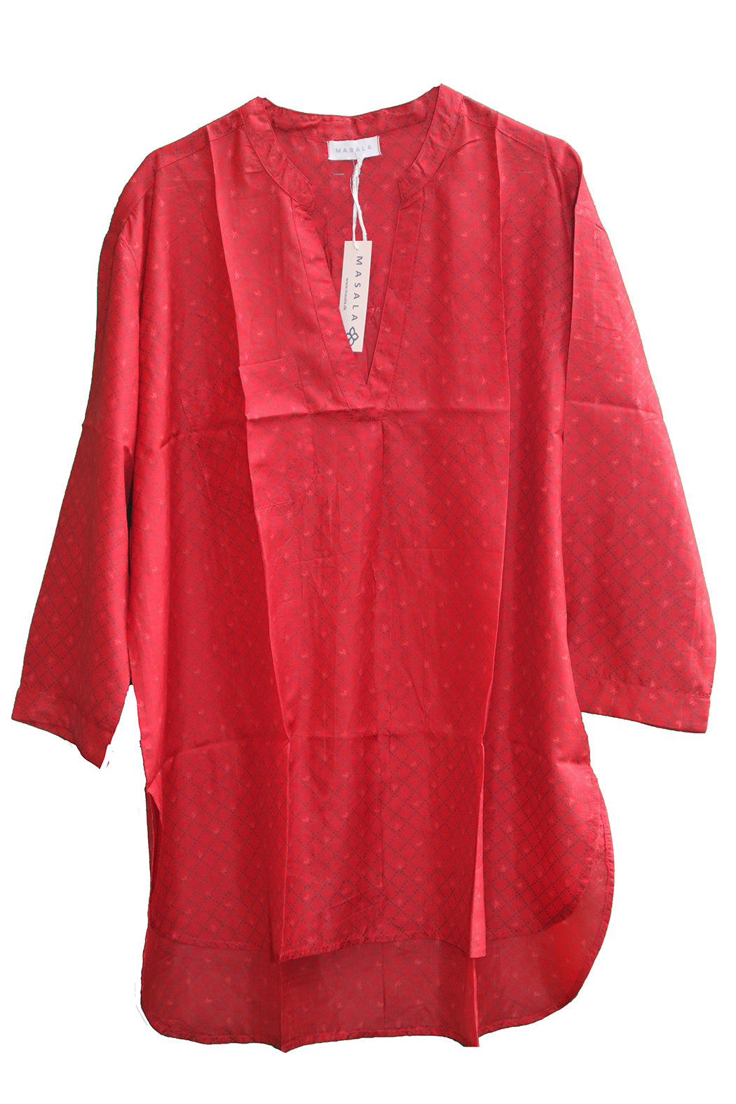 Bara vintage sari silke skjorte