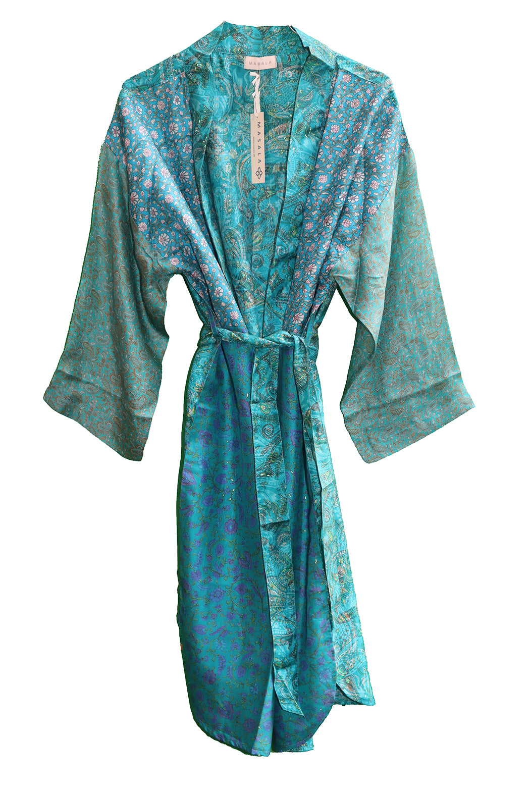 Alma vintage sari silk kimono