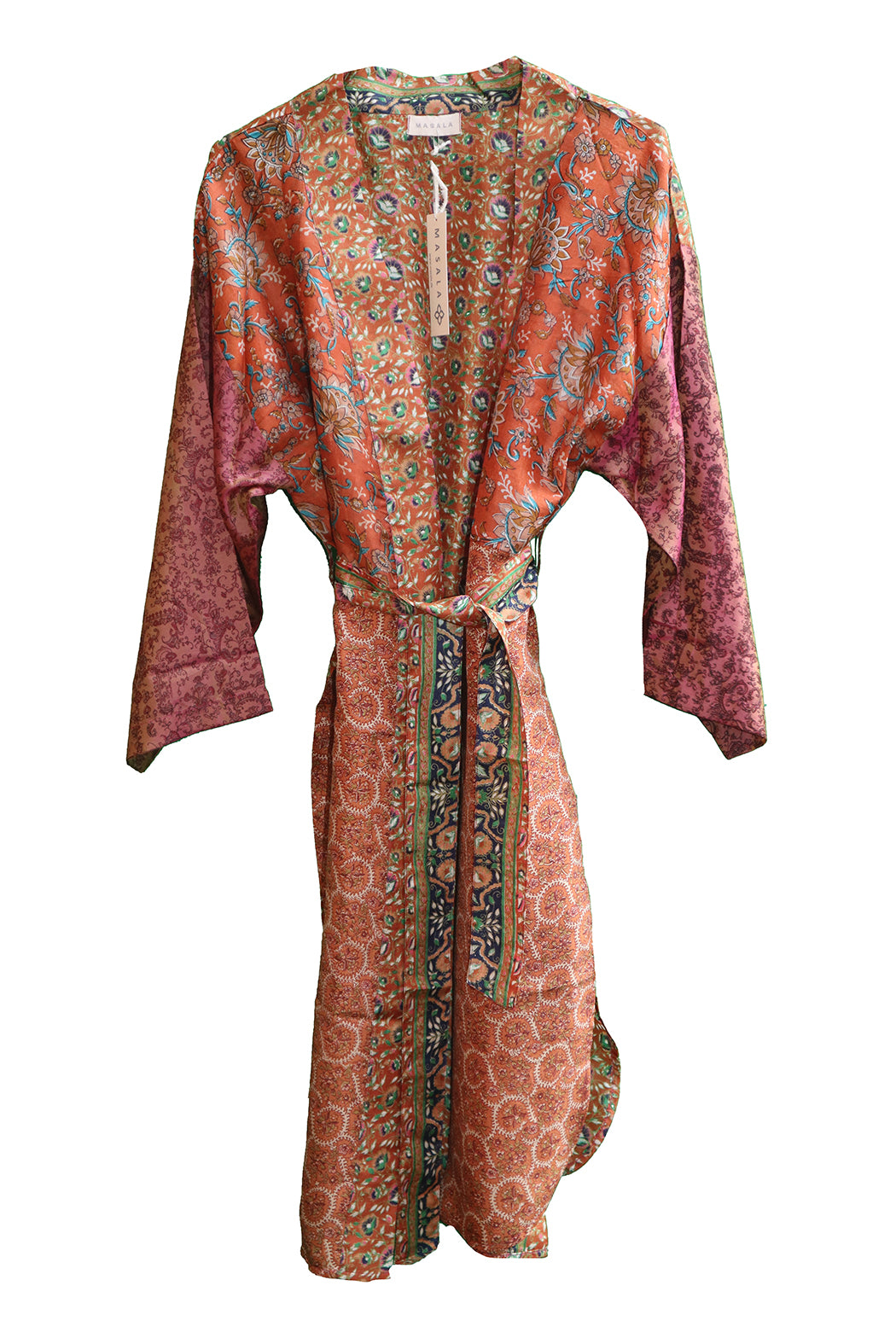 Alma vintage sari silk kimono