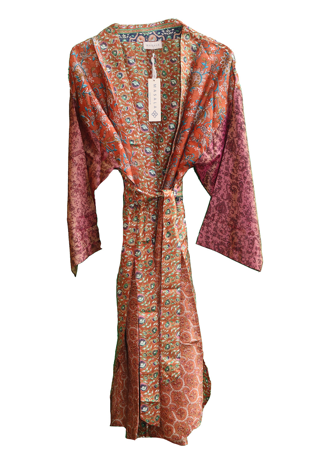 Alma vintage sari silk kimono