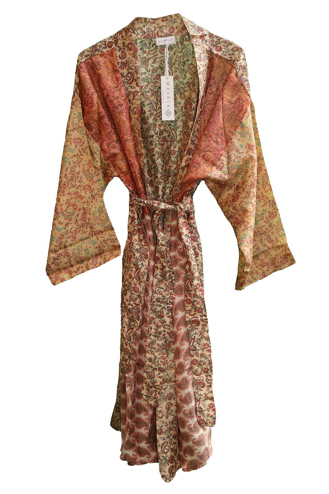 Alma vintage sari silk kimono