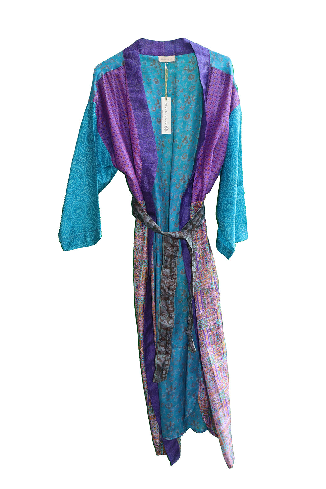 Alma vintage sari silk kimono