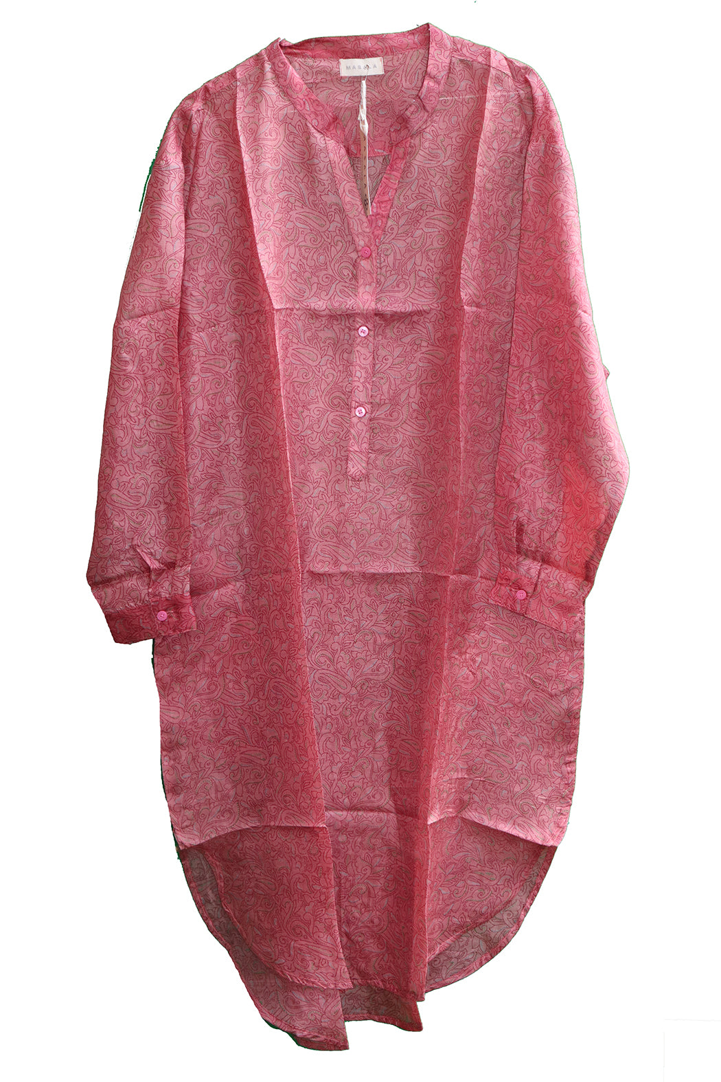 Bondi vintage sari silke skjorte