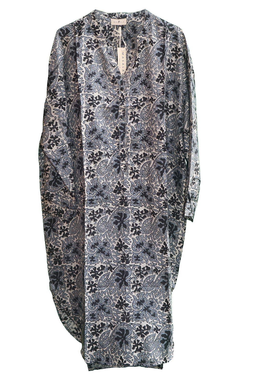 Bondi vintage sari silke skjorte