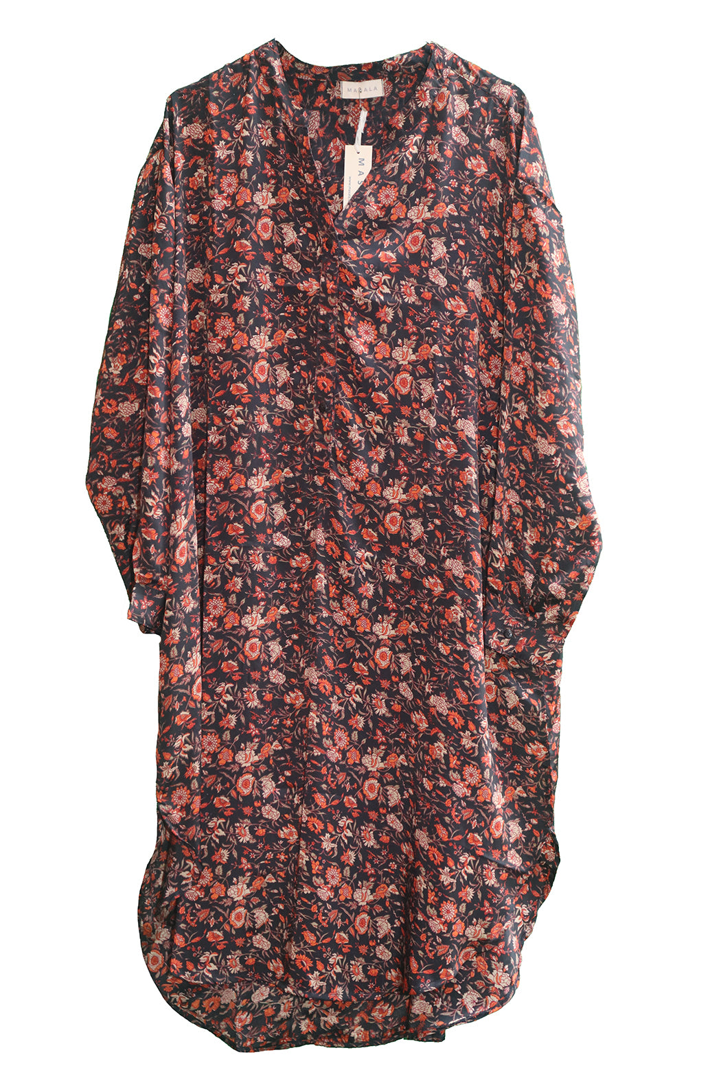 Bondi vintage sari silke skjorte