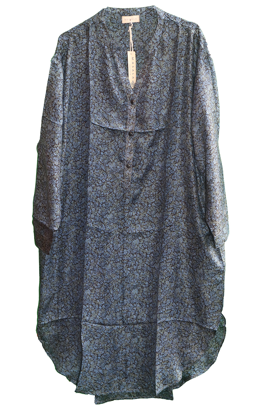 Bondi vintage sari silke skjorte