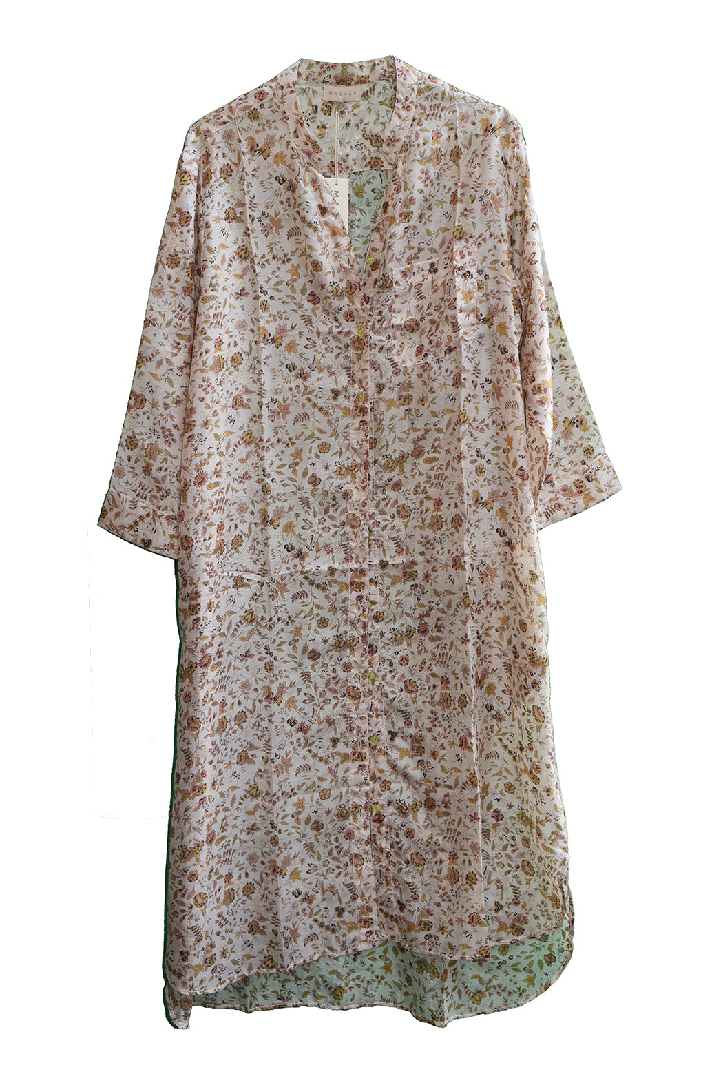 Copen Vintage Sari-Hemd aus Seide