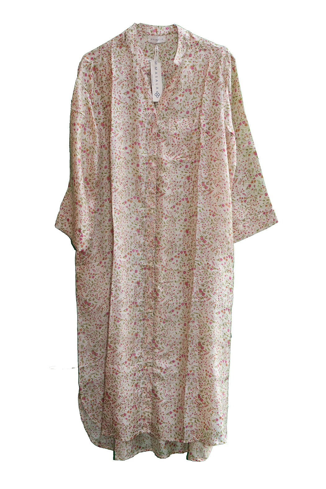 Copen Vintage Sari-Hemd aus Seide