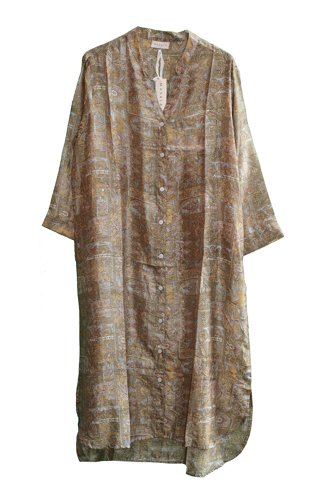 Copen Vintage Sari-Hemd aus Seide