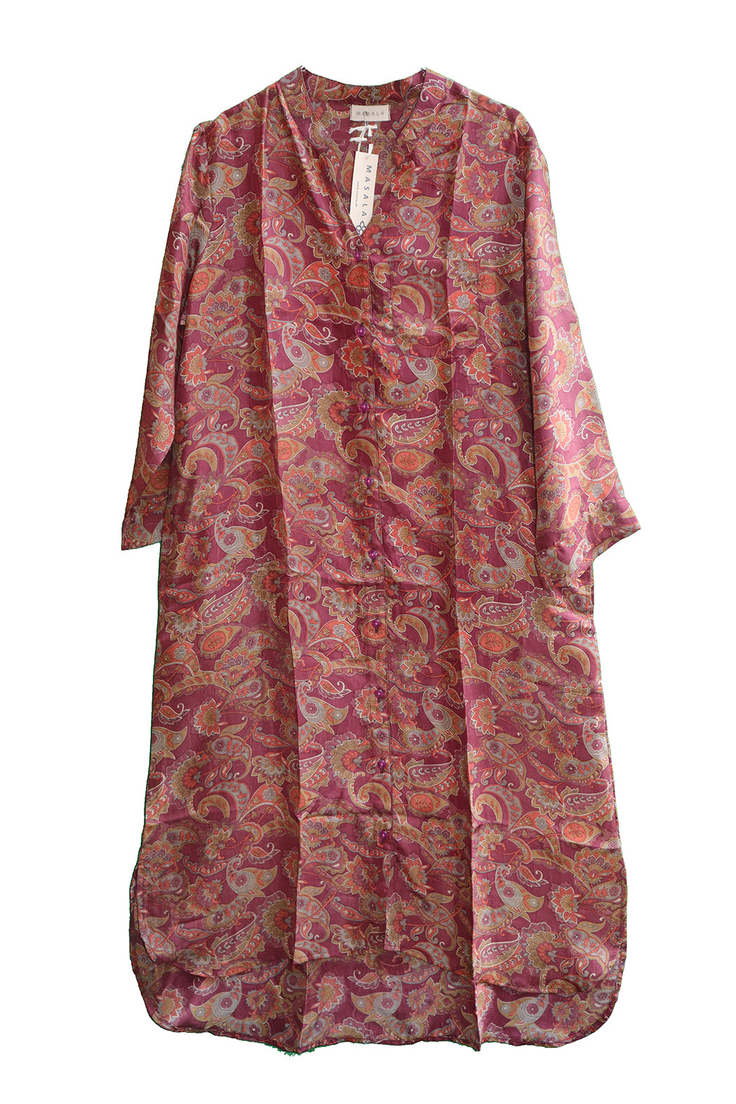 Copen Vintage Sari-Hemd aus Seide