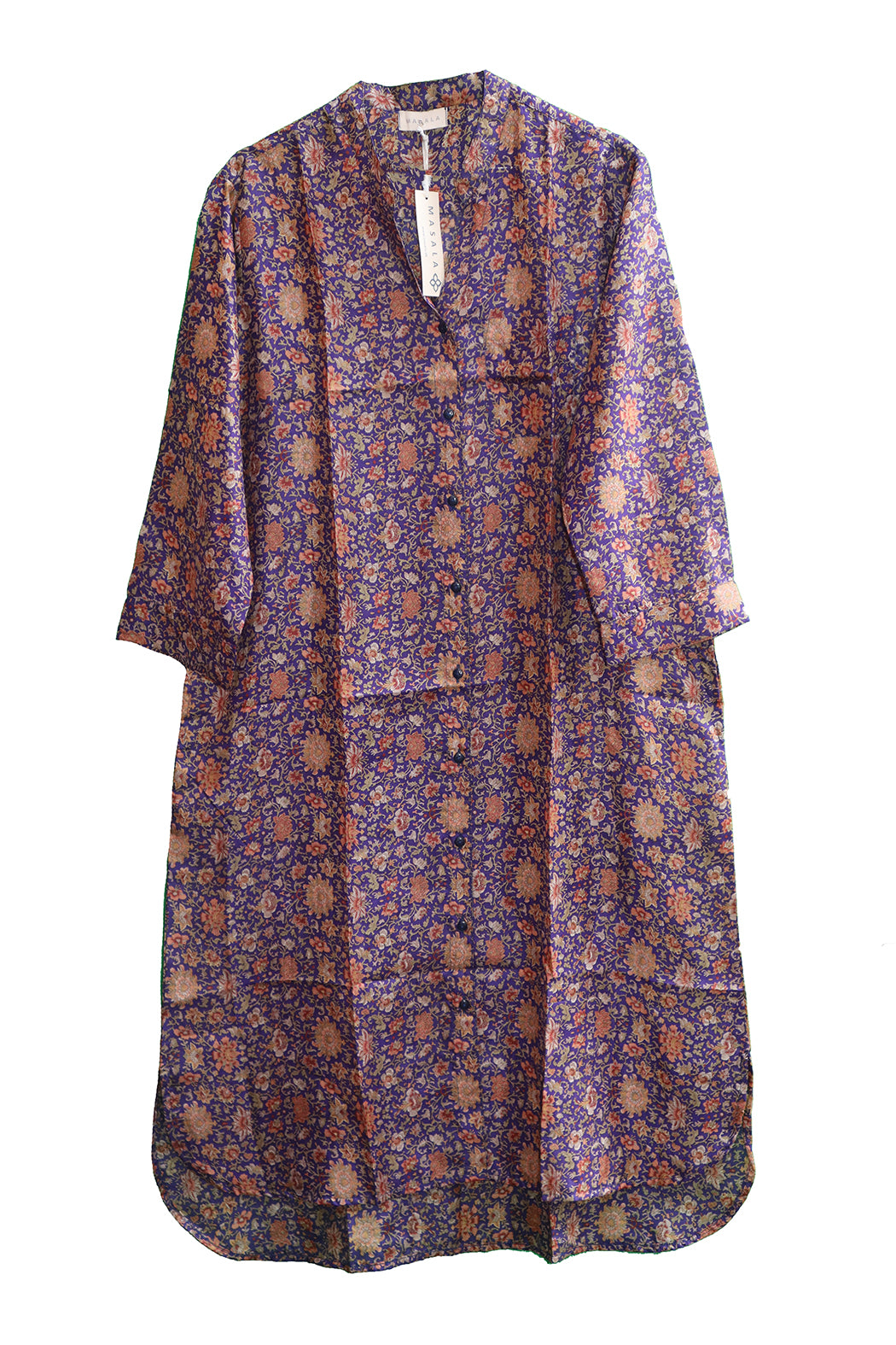 Copen Vintage Sari-Hemd aus Seide