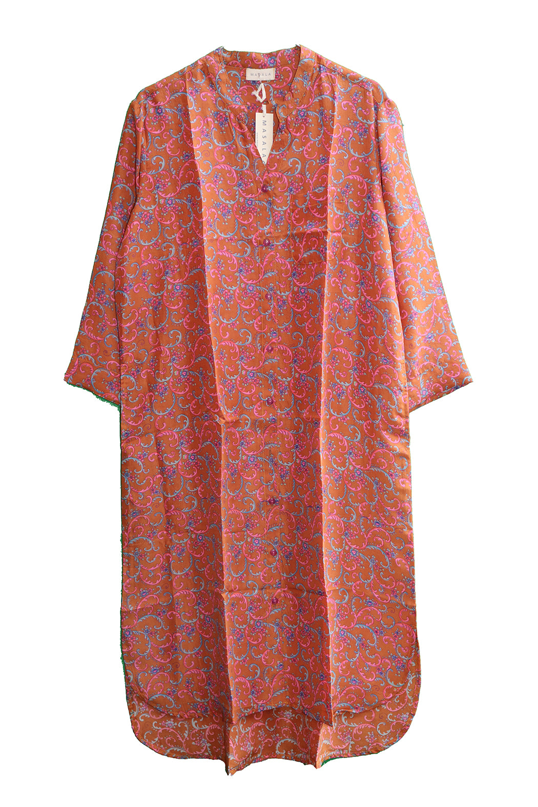 Copen Vintage Sari-Hemd aus Seide