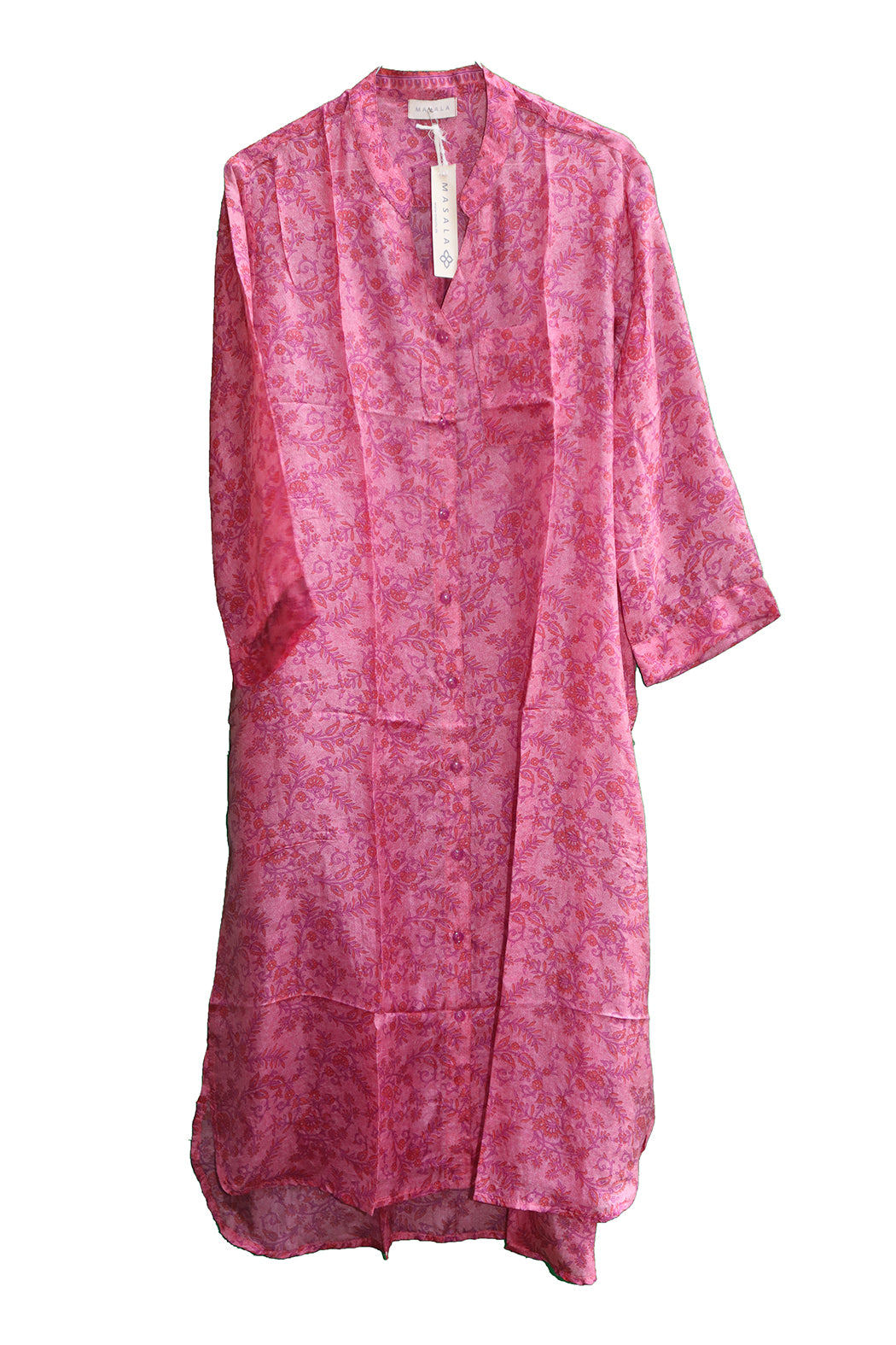 Copen Vintage Sari-Hemd aus Seide