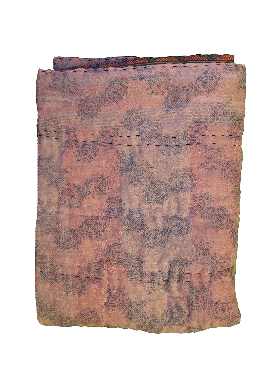 Vintage sari quilt , bomuld 140x100 cm