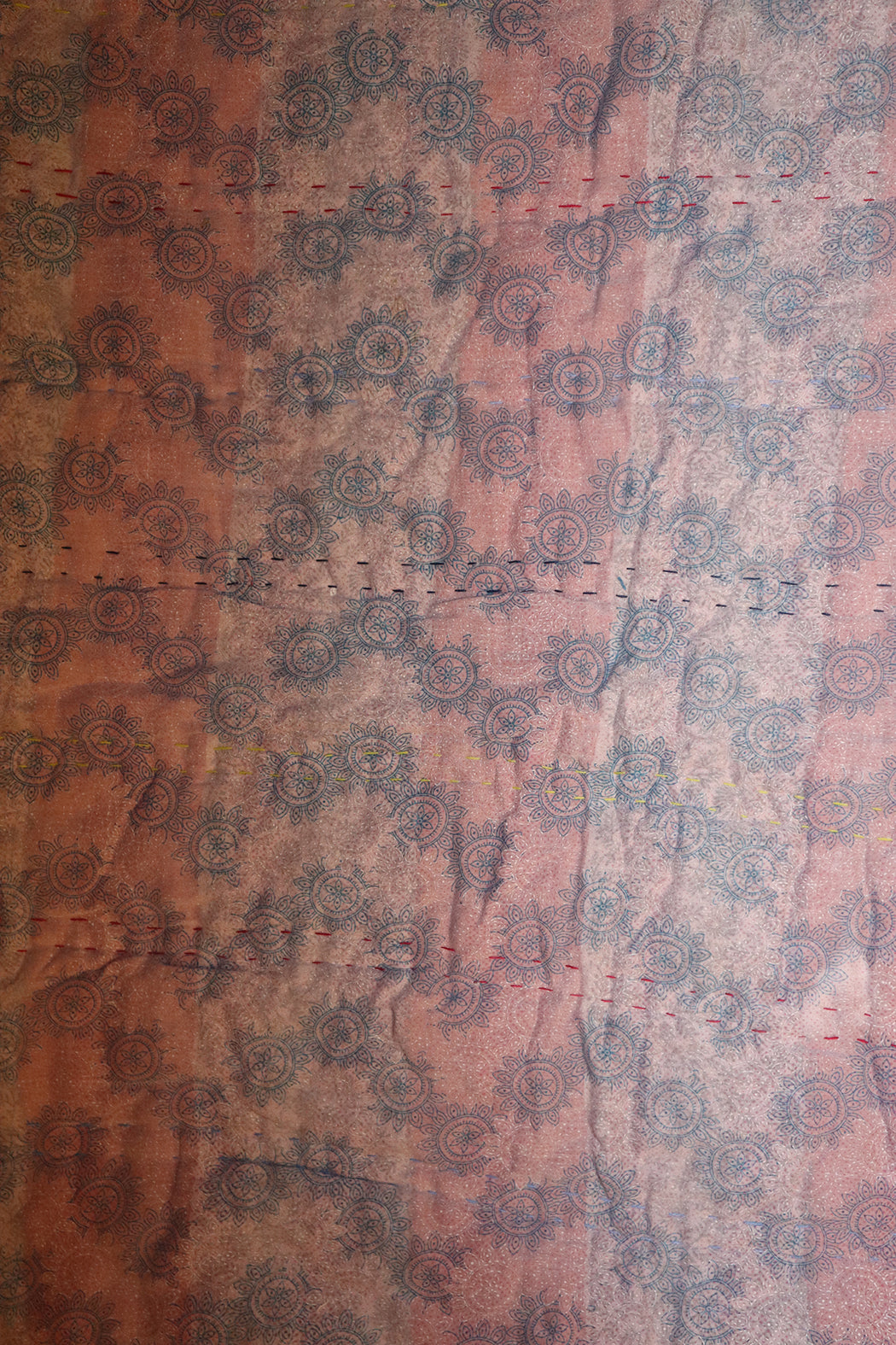 Vintage sari quilt , bomuld 140x100 cm