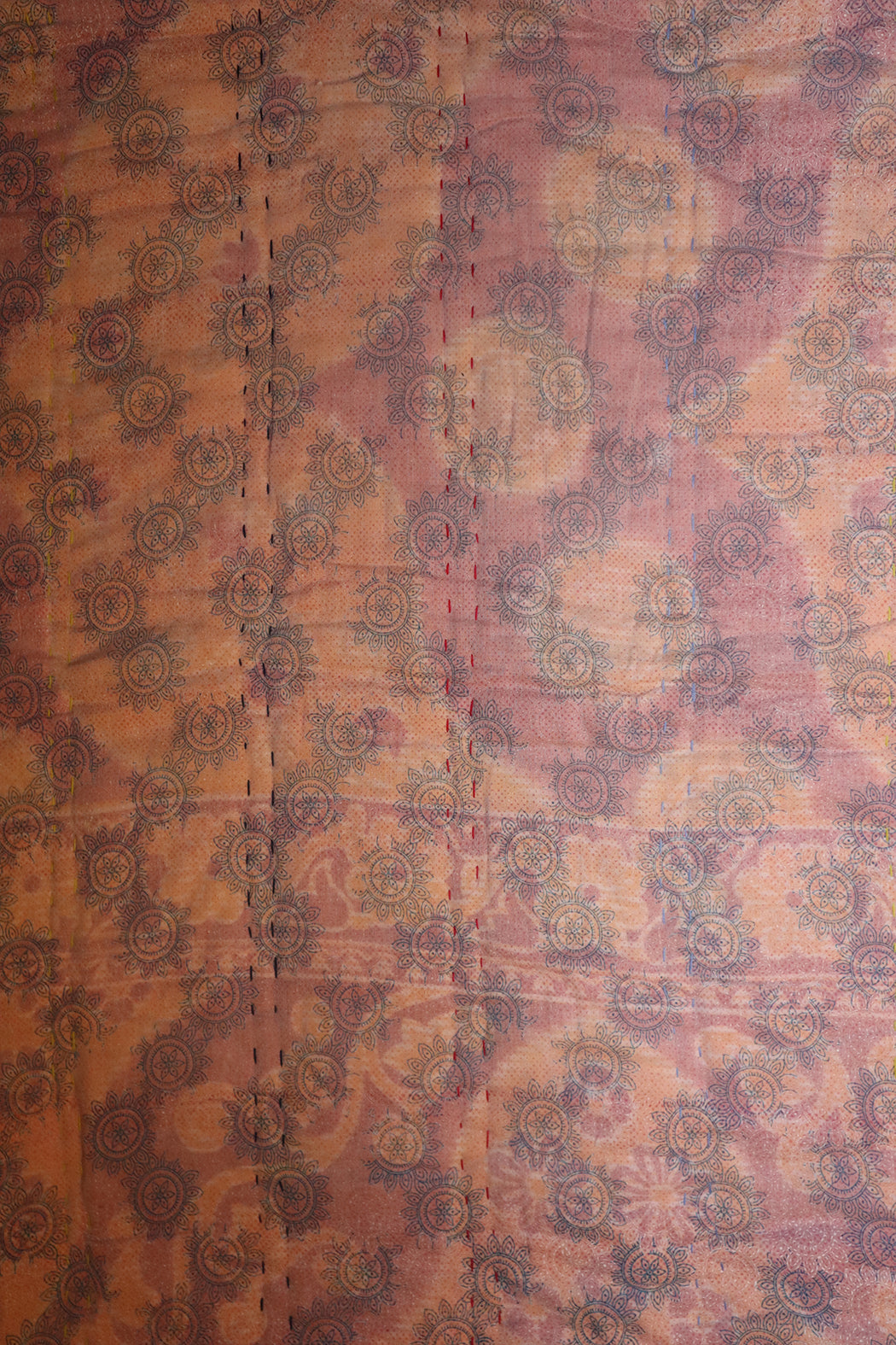 Vintage sari quilt , bomuld 140x100 cm