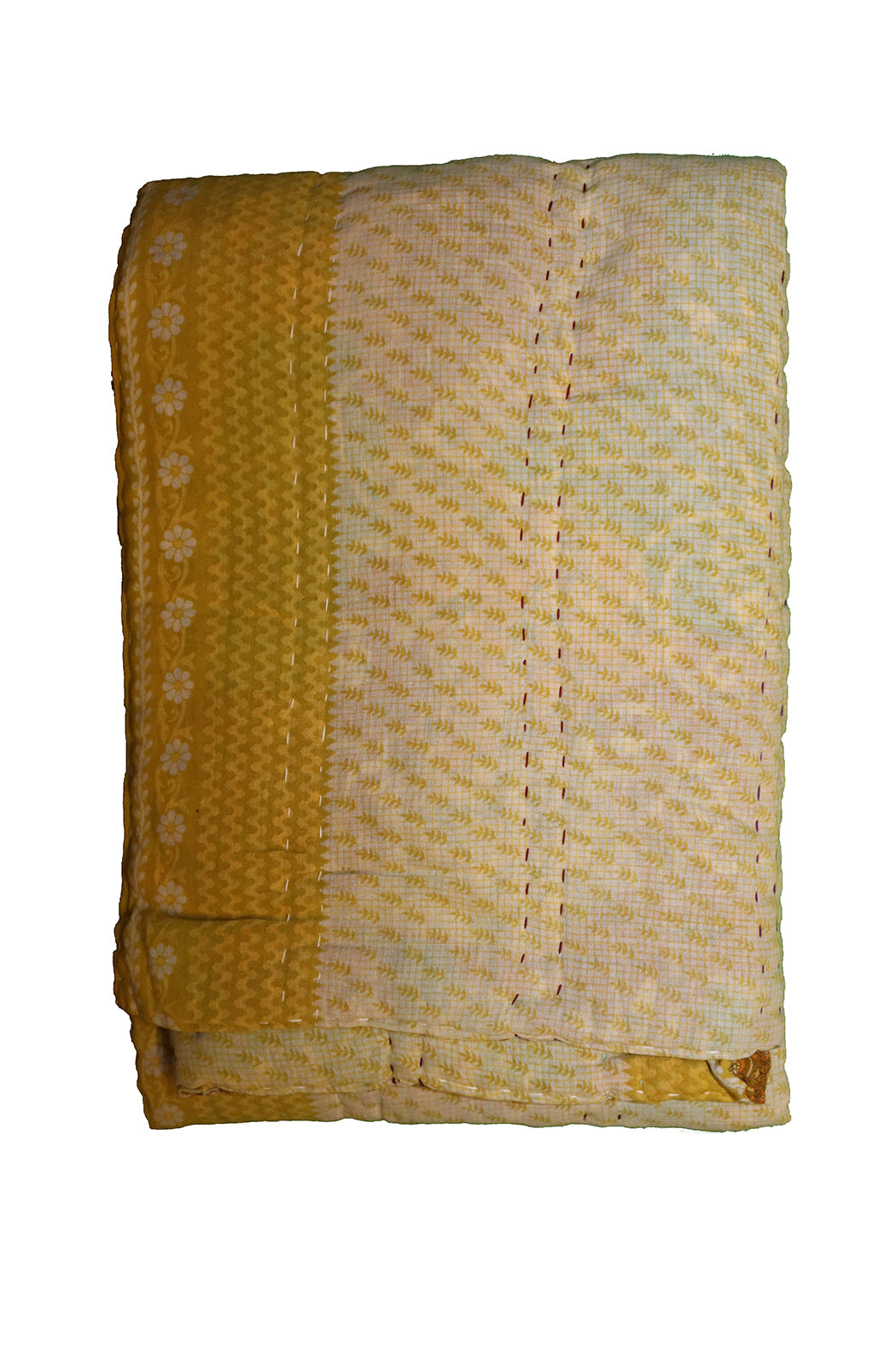 Vintage sari quilt , bomuld 140x100 cm