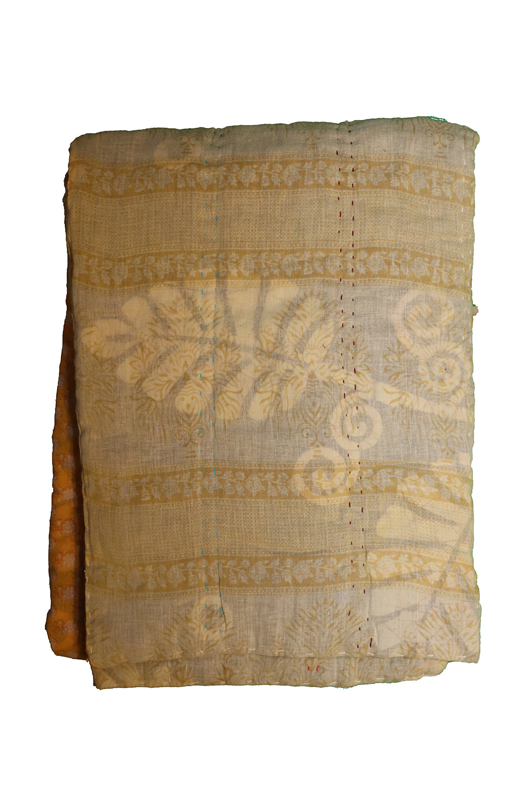 Vintage sari quilt , bomuld 140x100 cm