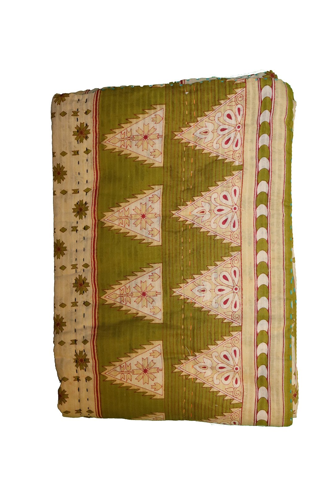 Vintage sari quilt , bomuld 140x100 cm