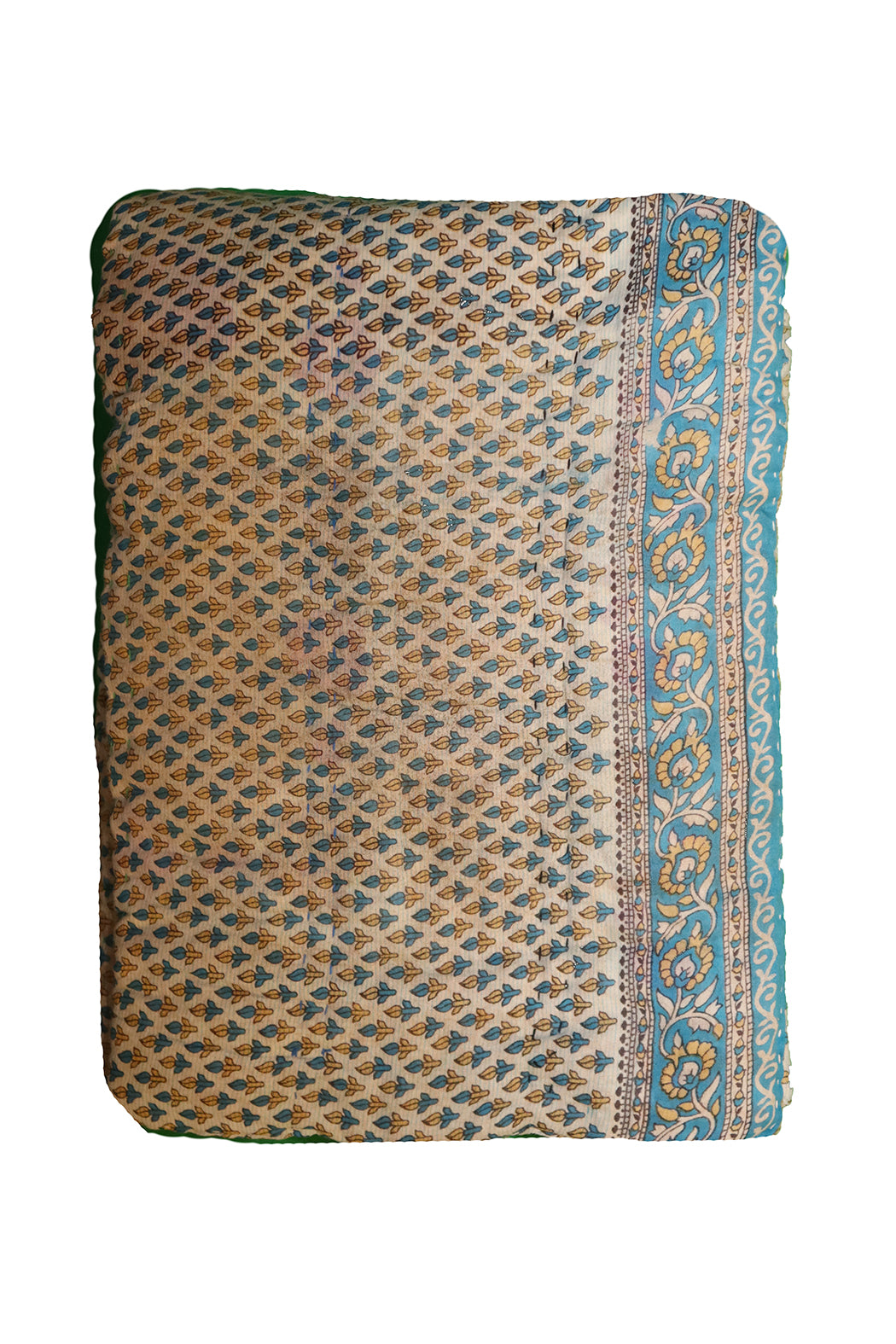 Vintage sari quilt , bomuld 140x100 cm