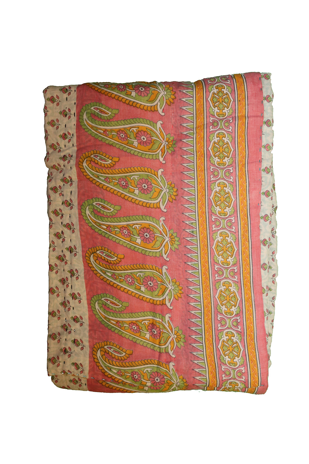 Vintage sari quilt , bomuld 140x100 cm