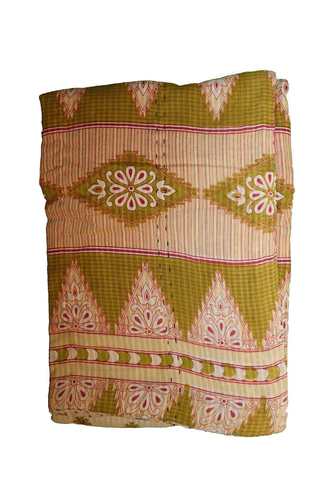 Vintage sari quilt , bomuld 140x100 cm