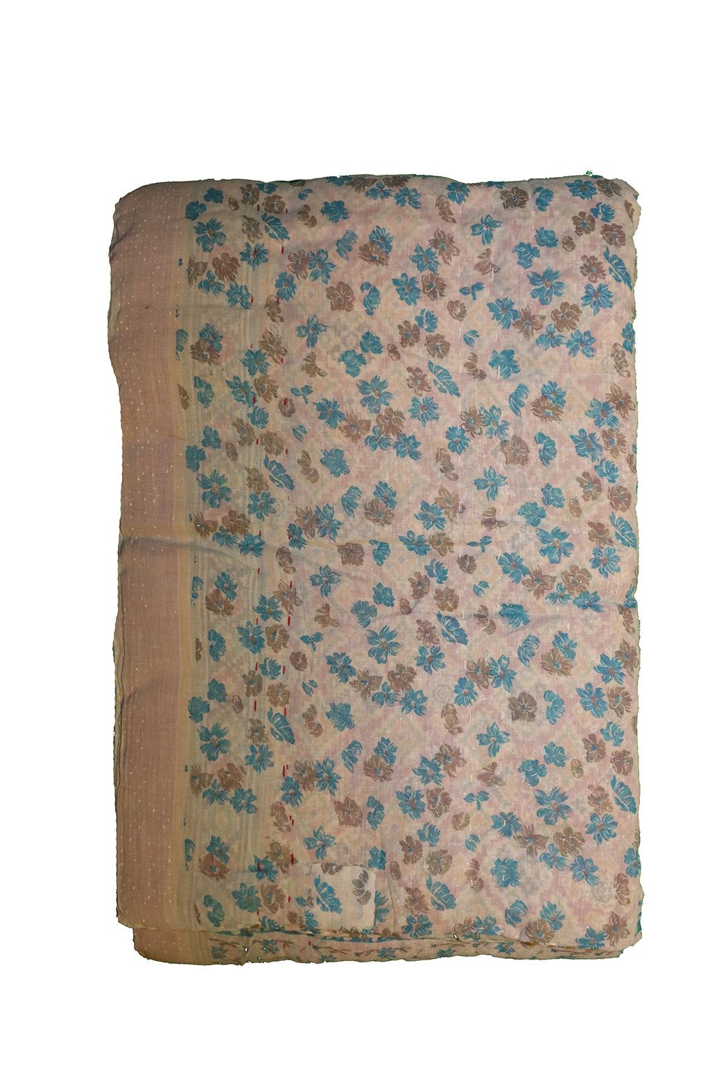 Vintage sari quilt , bomuld 140x100 cm