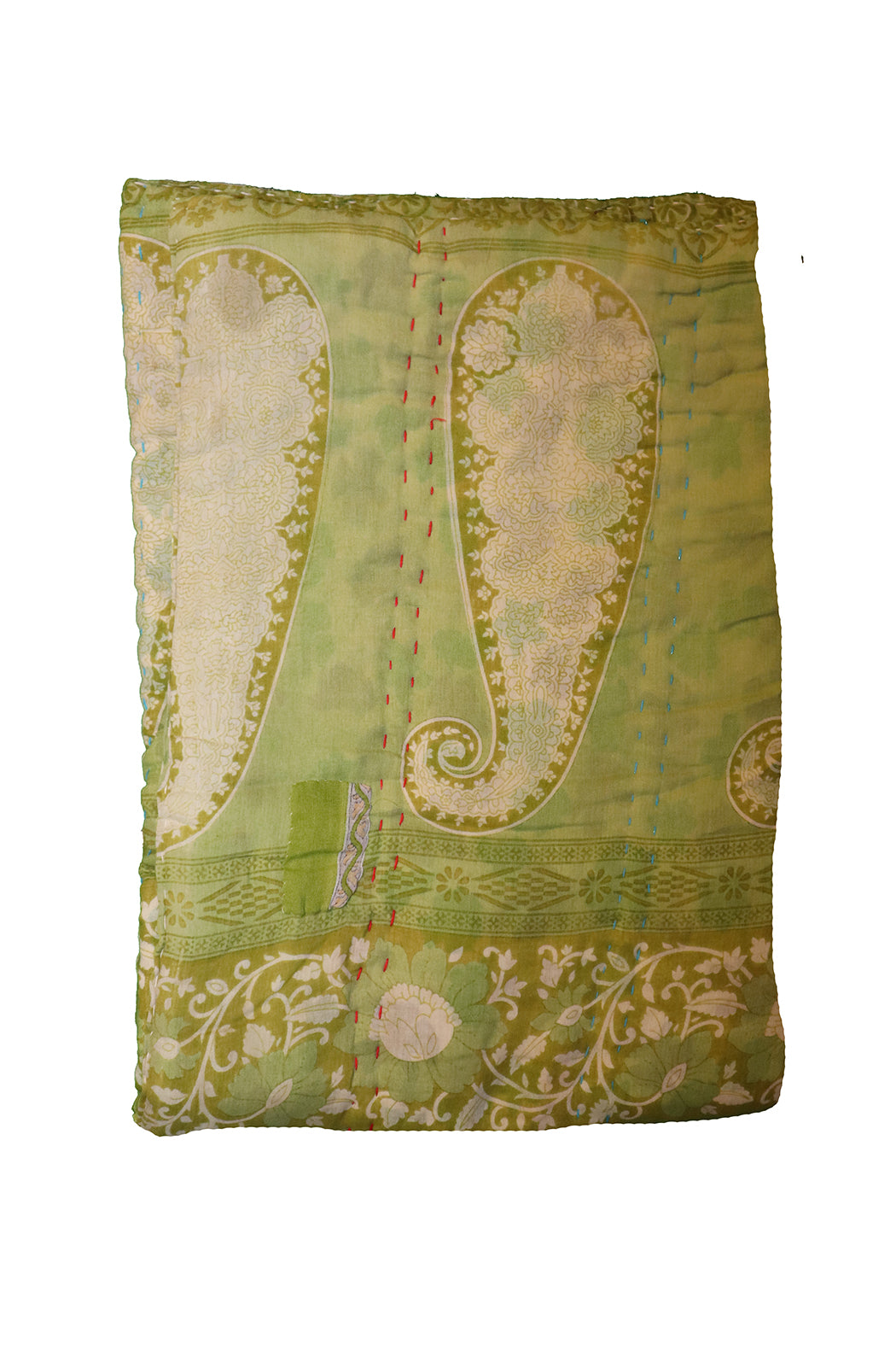 Vintage sari quilt , bomuld 140x100 cm