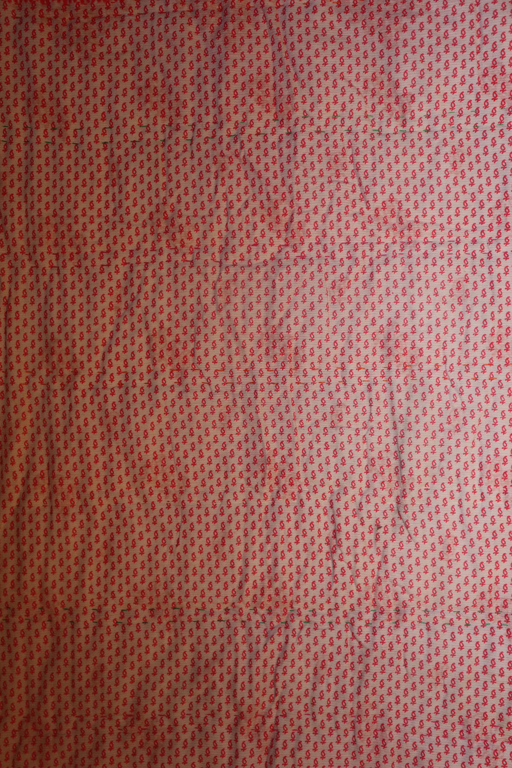 Vintage sari quilt , bomuld 140x100 cm