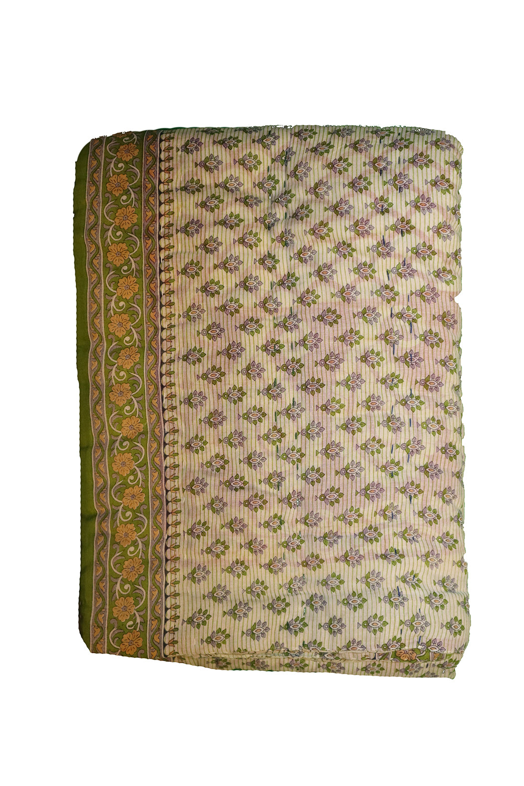 Vintage sari quilt , bomuld 140x100 cm