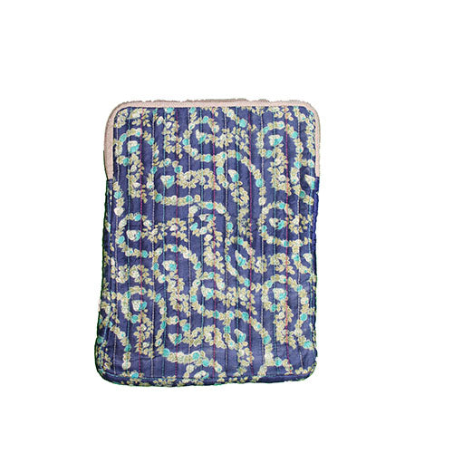 Quiltet silke Ipad cover