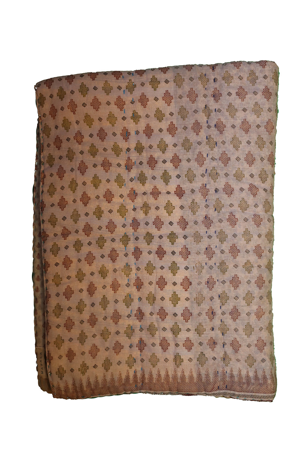 Vintage sari quilt , bomuld 70x100 cm