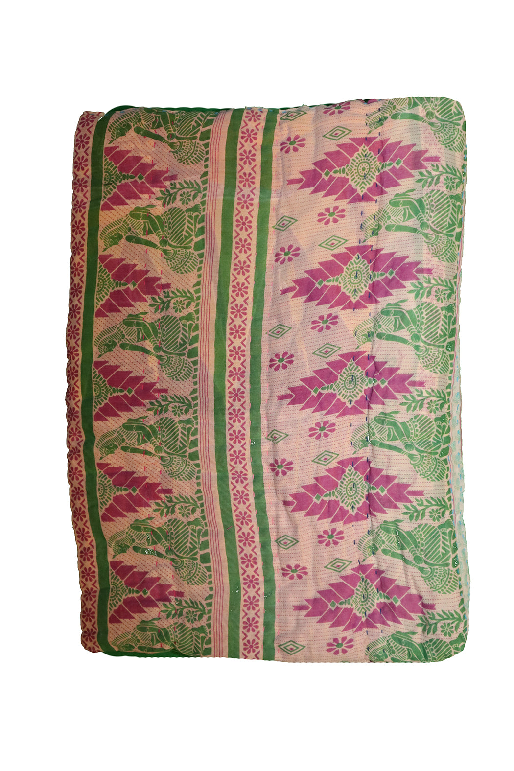 Vintage sari quilt , bomuld 70x100 cm