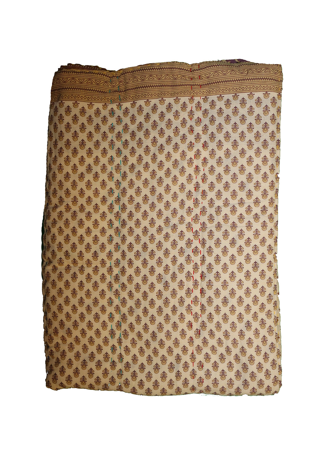 Vintage sari quilt , bomuld 70x100 cm