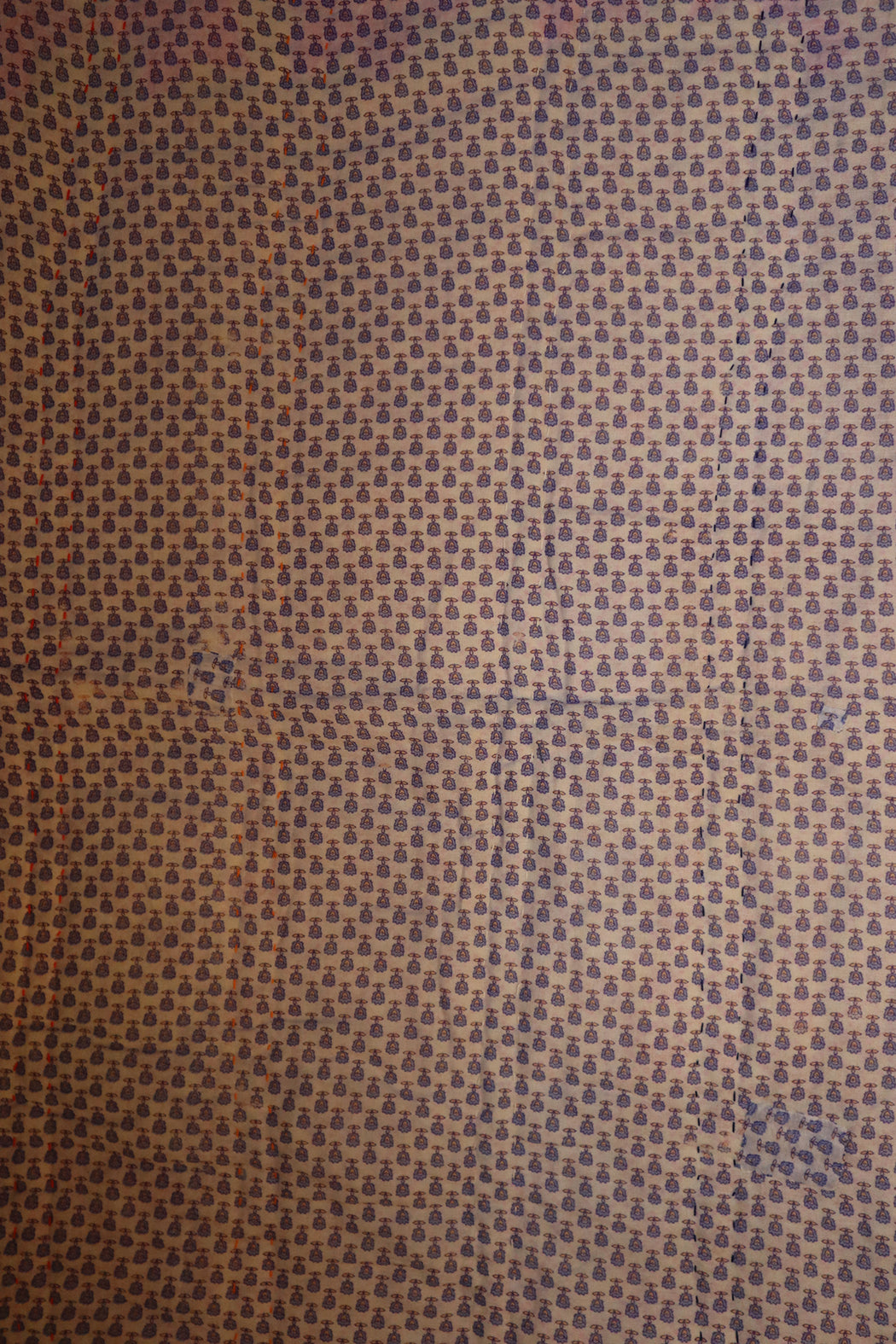 Vintage sari quilt , bomuld 70x100 cm