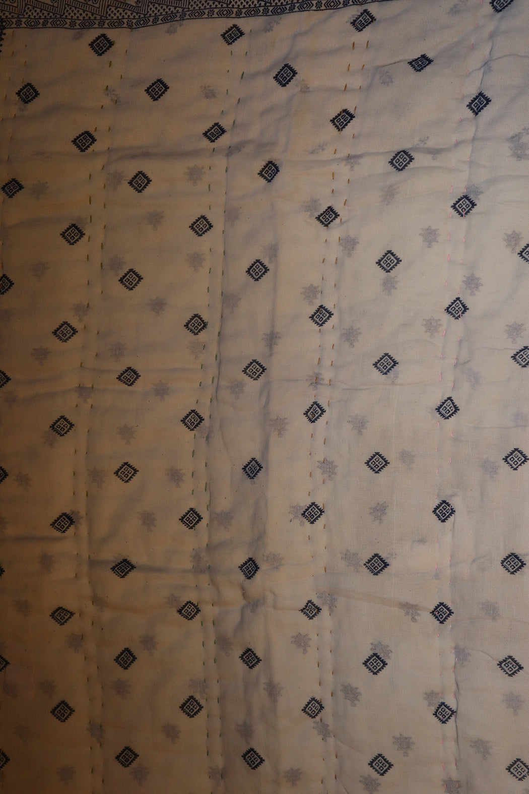 Vintage sari quilt , bomuld 70x100 cm