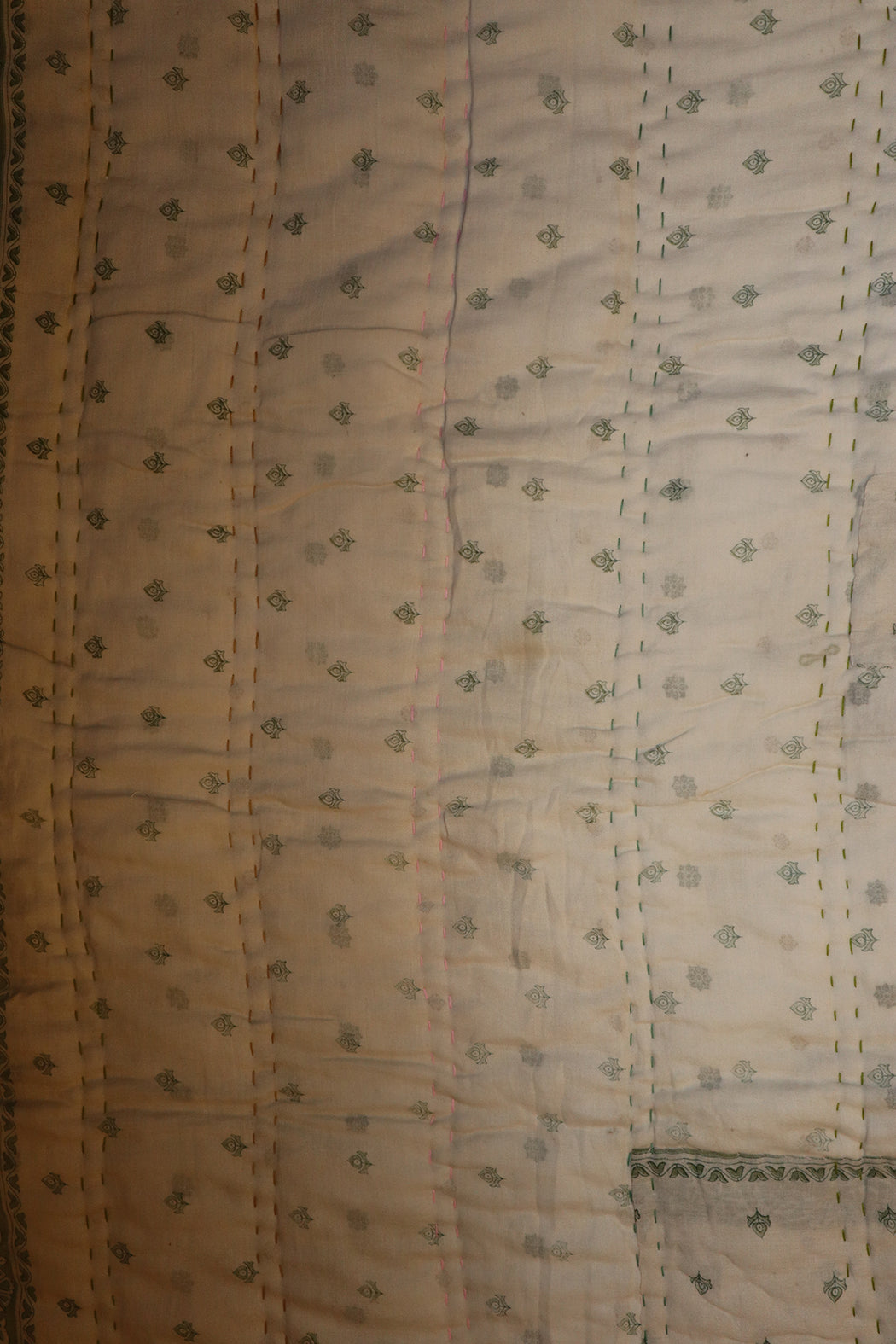 Vintage sari quilt , bomuld 70x100 cm