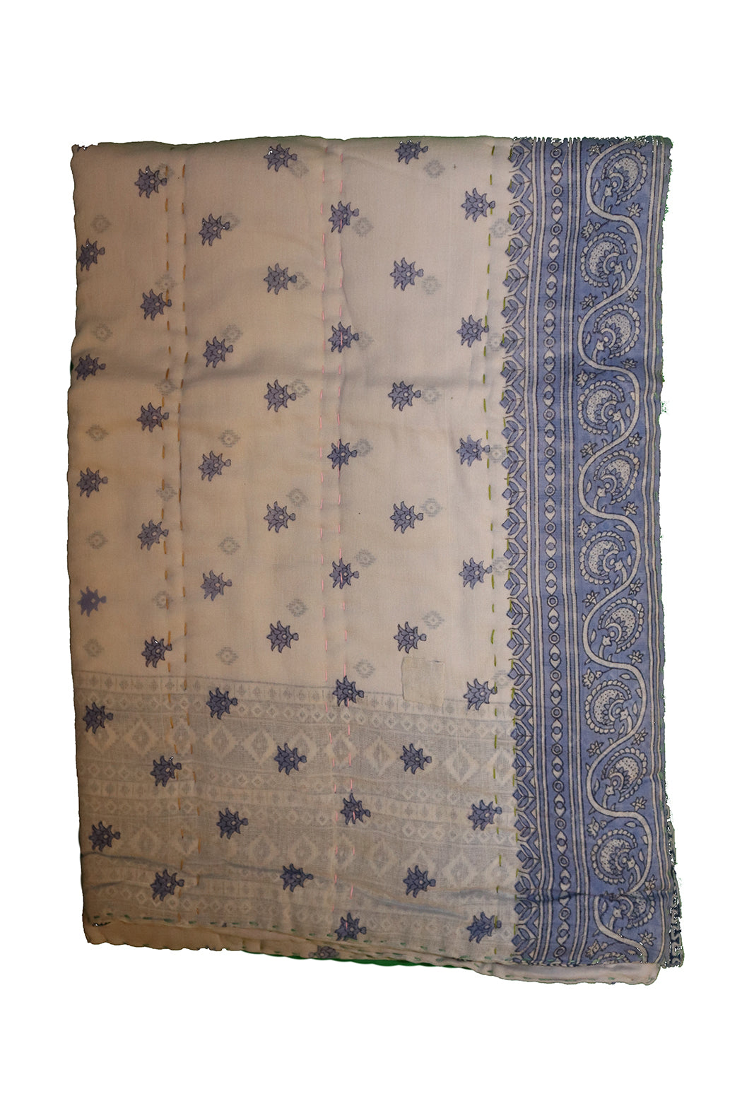 Vintage sari quilt , bomuld 70x100 cm